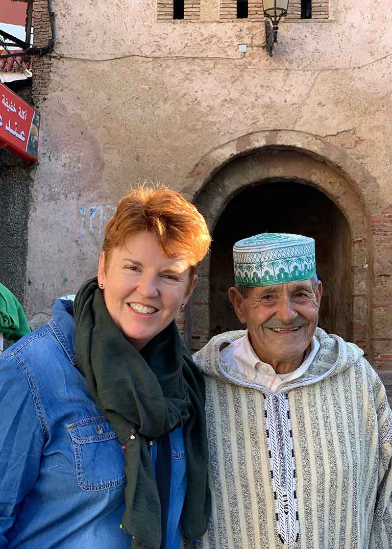 tourist and local guide in Morocco